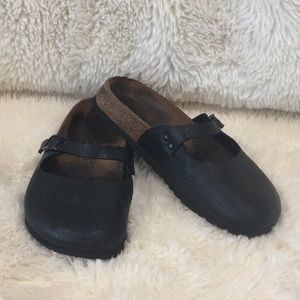 Birkenstock Birki’s Maria Mary Jane Mule Clog Sandal Black size 8